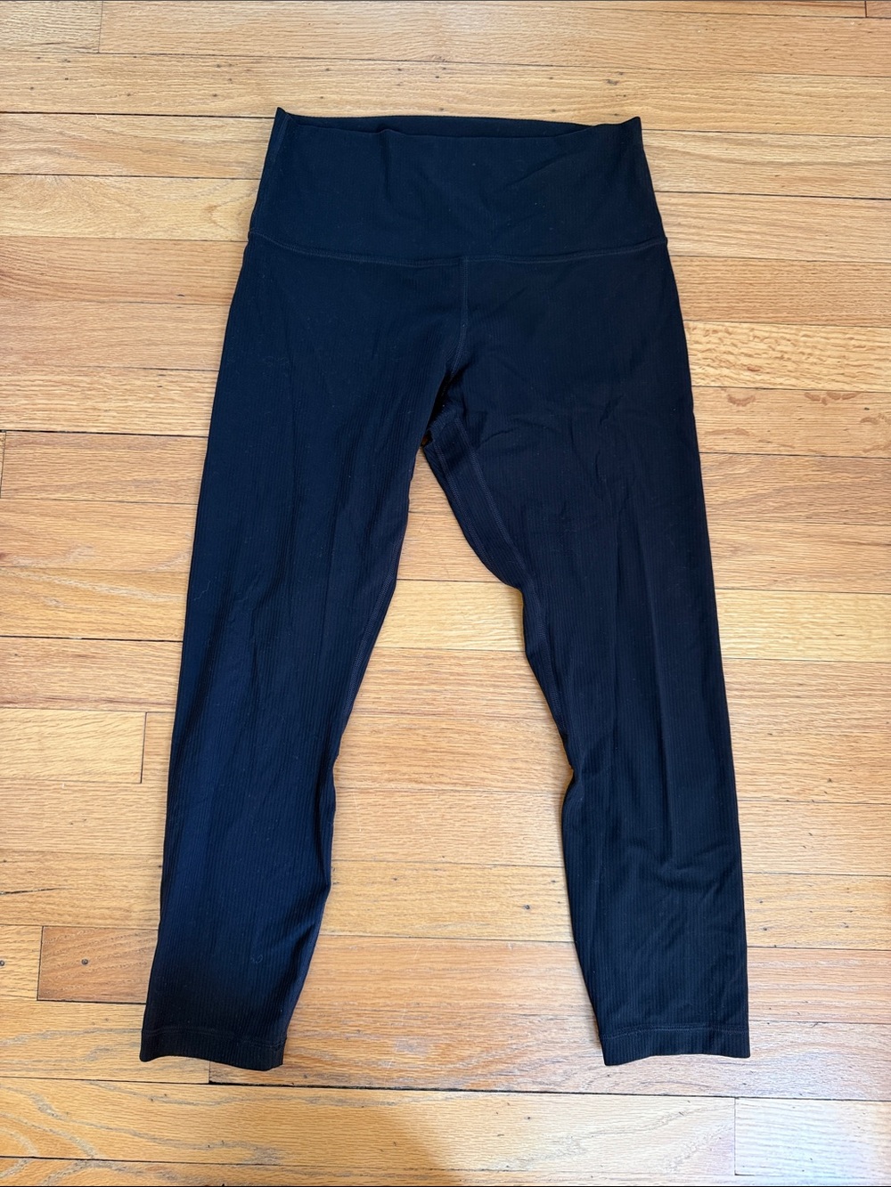 Lululemon Black 7/8 Align High-Rise Ribbed Leggings